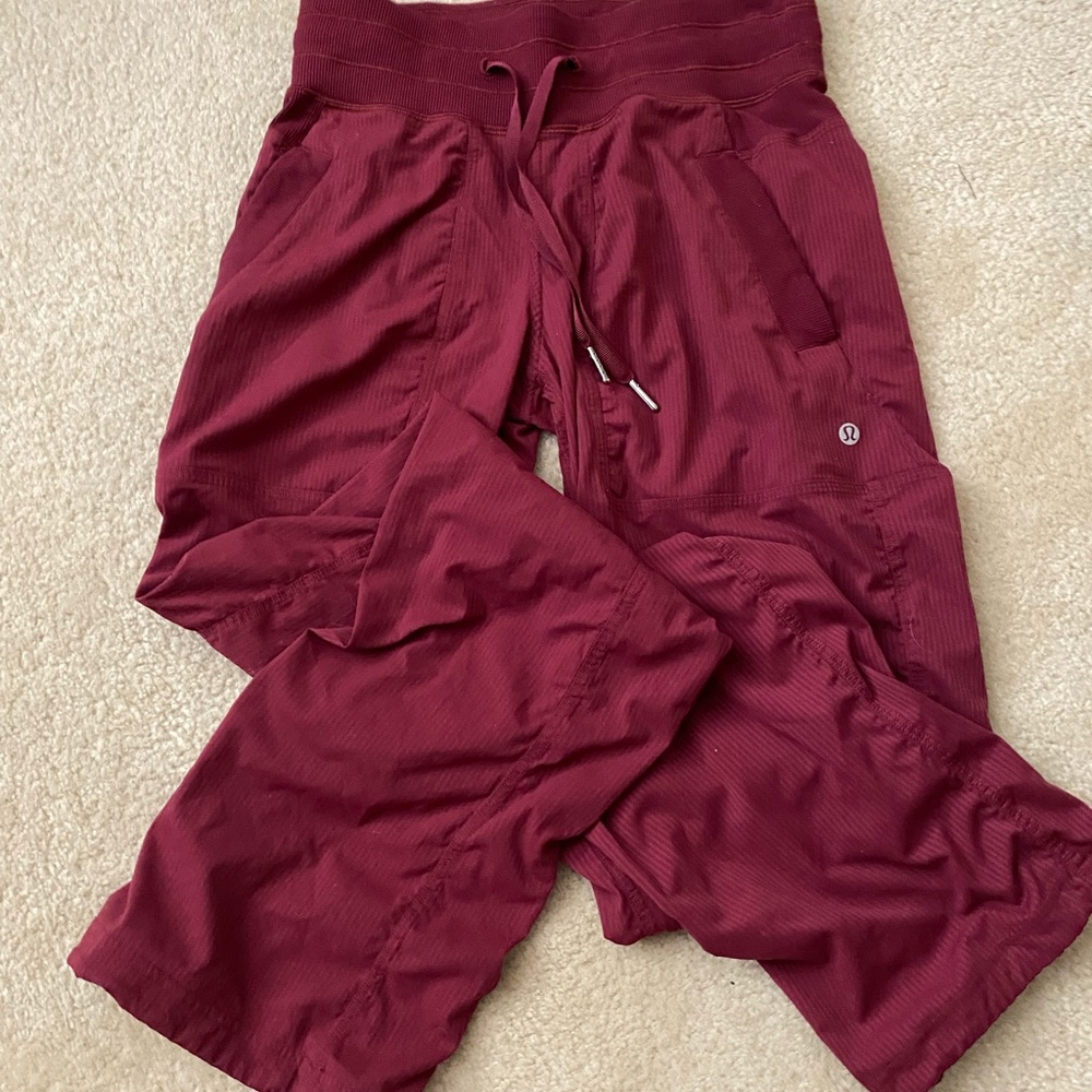 Lululemon Maroon Joggers